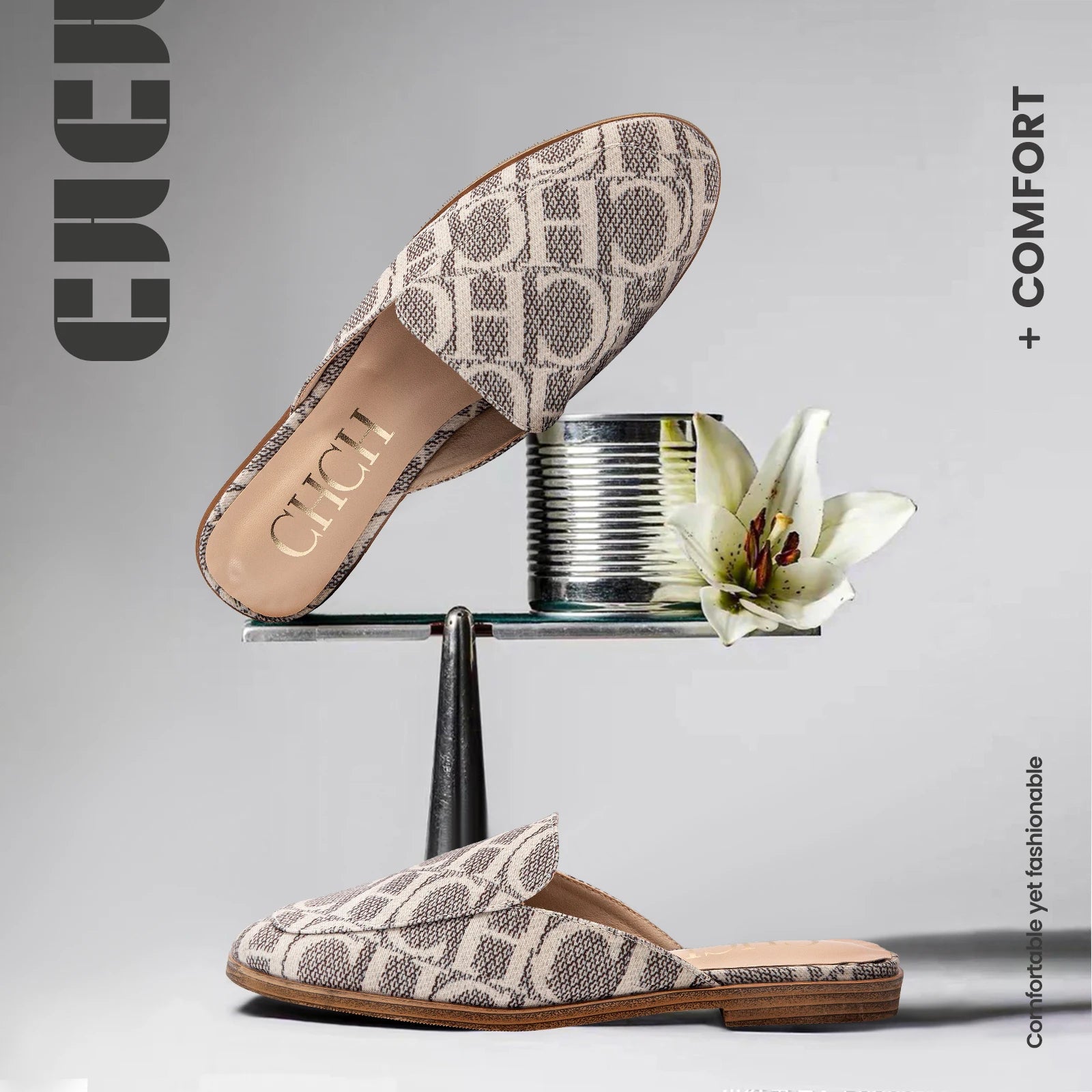 Elegant Slip-On Flat Sandals for Women