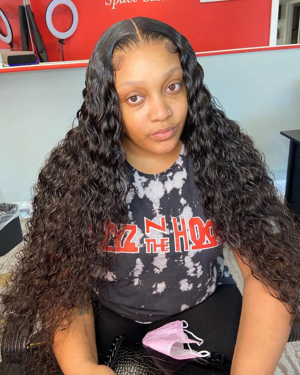 40 50 Inch Water Wave Curly Lace Front Wigs 13x4 13x6 HD Deep Wave Lace Frontal Wig 7x5 Glueless Human Hair Wigs For Women 300%