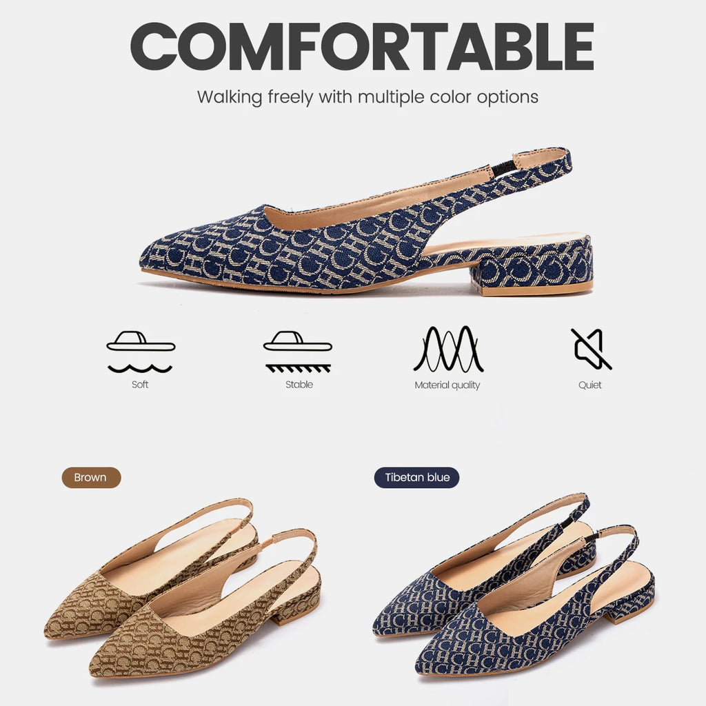 Women's Summer Low Heel Sandals – Elegant Open Toe Flats