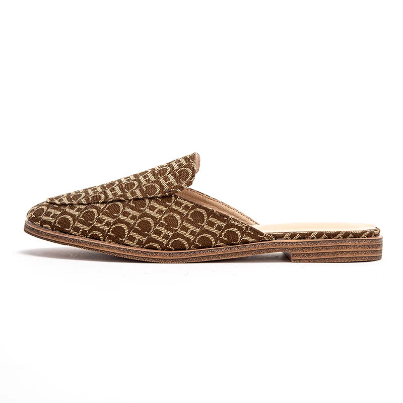 Elegant Slip-On Flat Sandals for Women