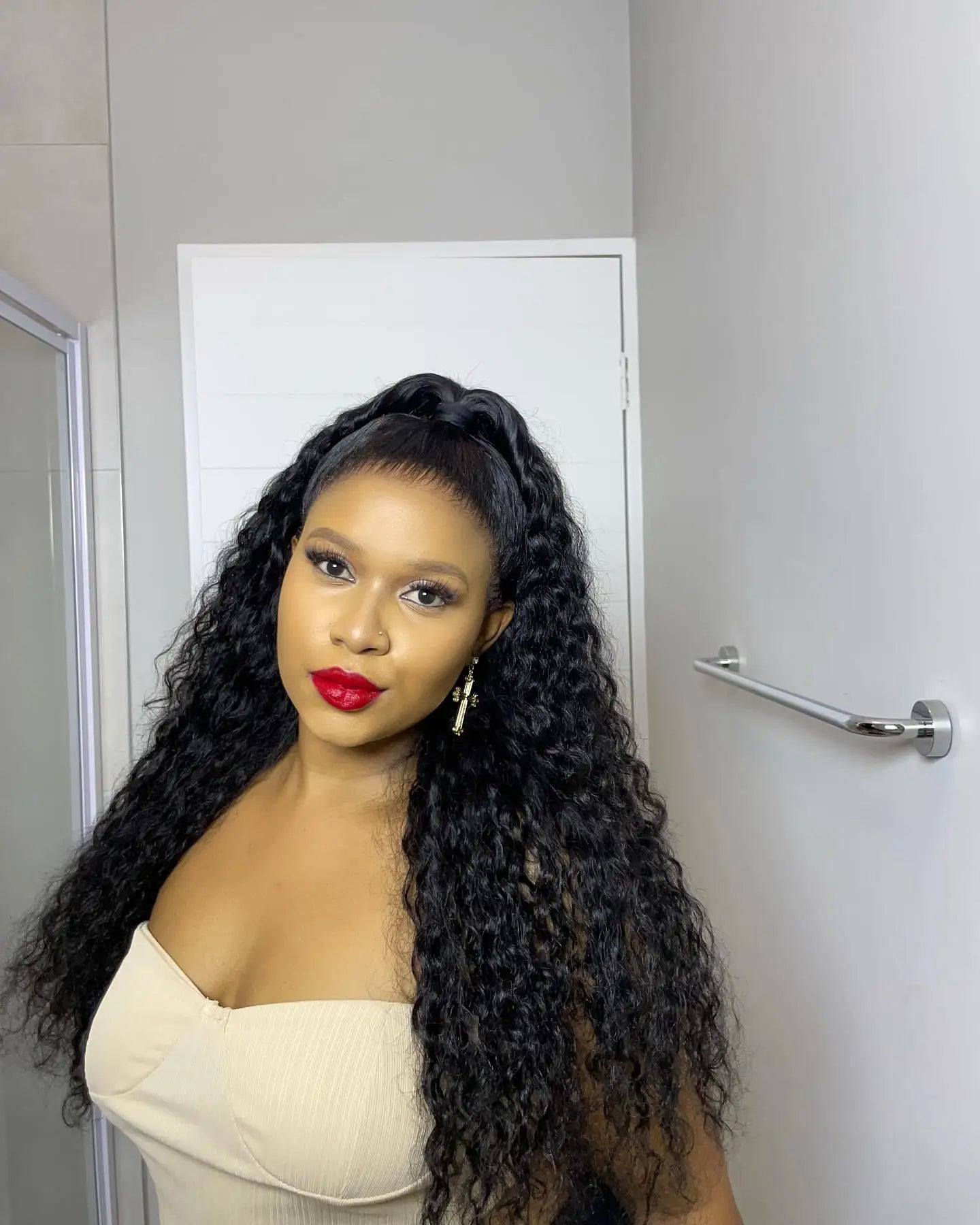 40 50 Inch Water Wave Curly Lace Front Wigs 13x4 13x6 HD Deep Wave Lace Frontal Wig 7x5 Glueless Human Hair Wigs For Women 300%