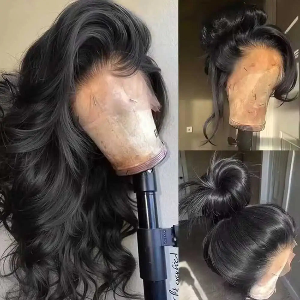 13x6 HD Lace Front Wig Human Hair – Body Wave, 250% Density, Glueless Pre-Plucked