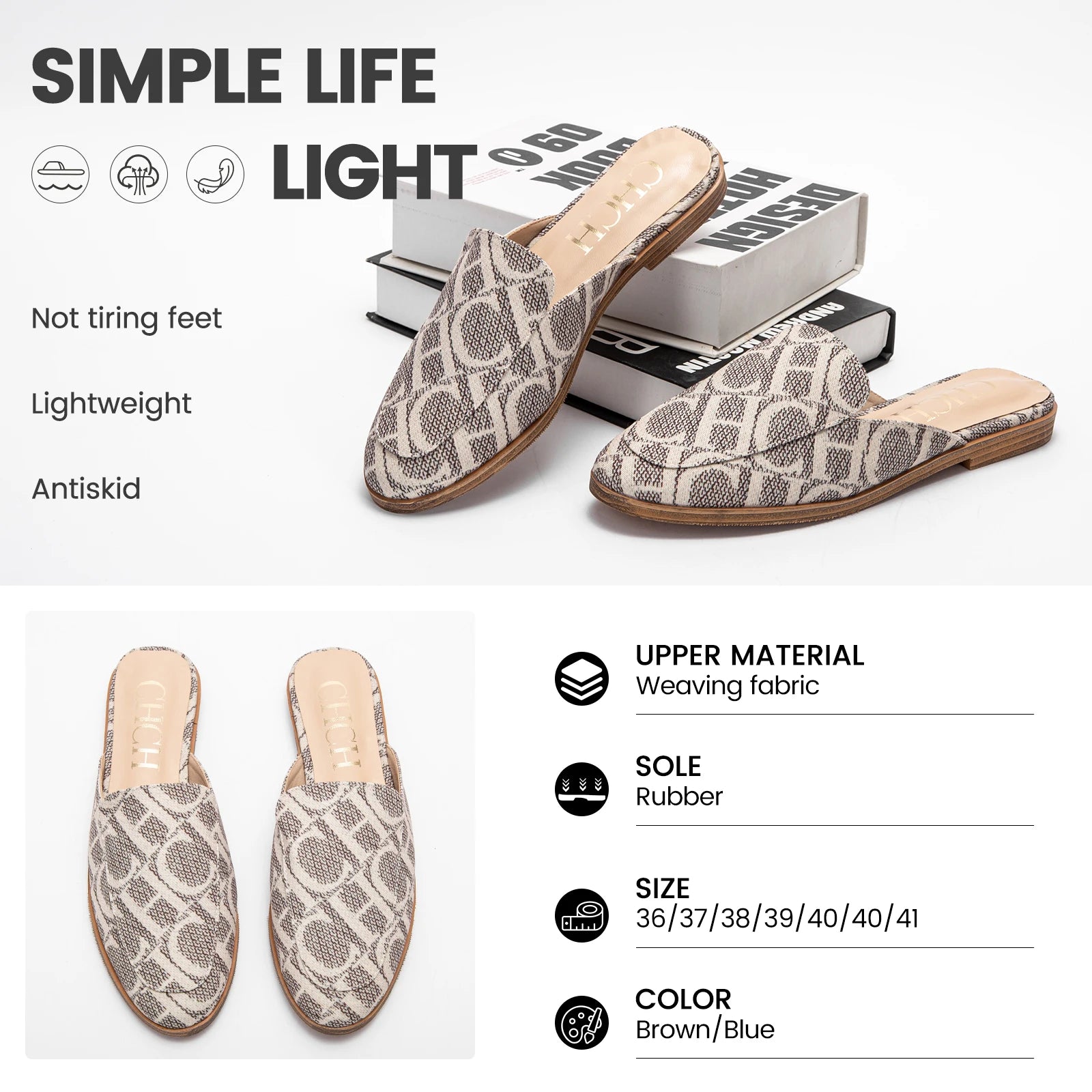 Elegant Slip-On Flat Sandals for Women
