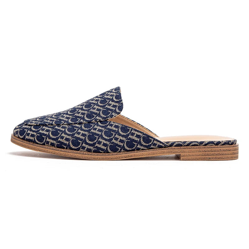 Elegant Slip-On Flat Sandals for Women