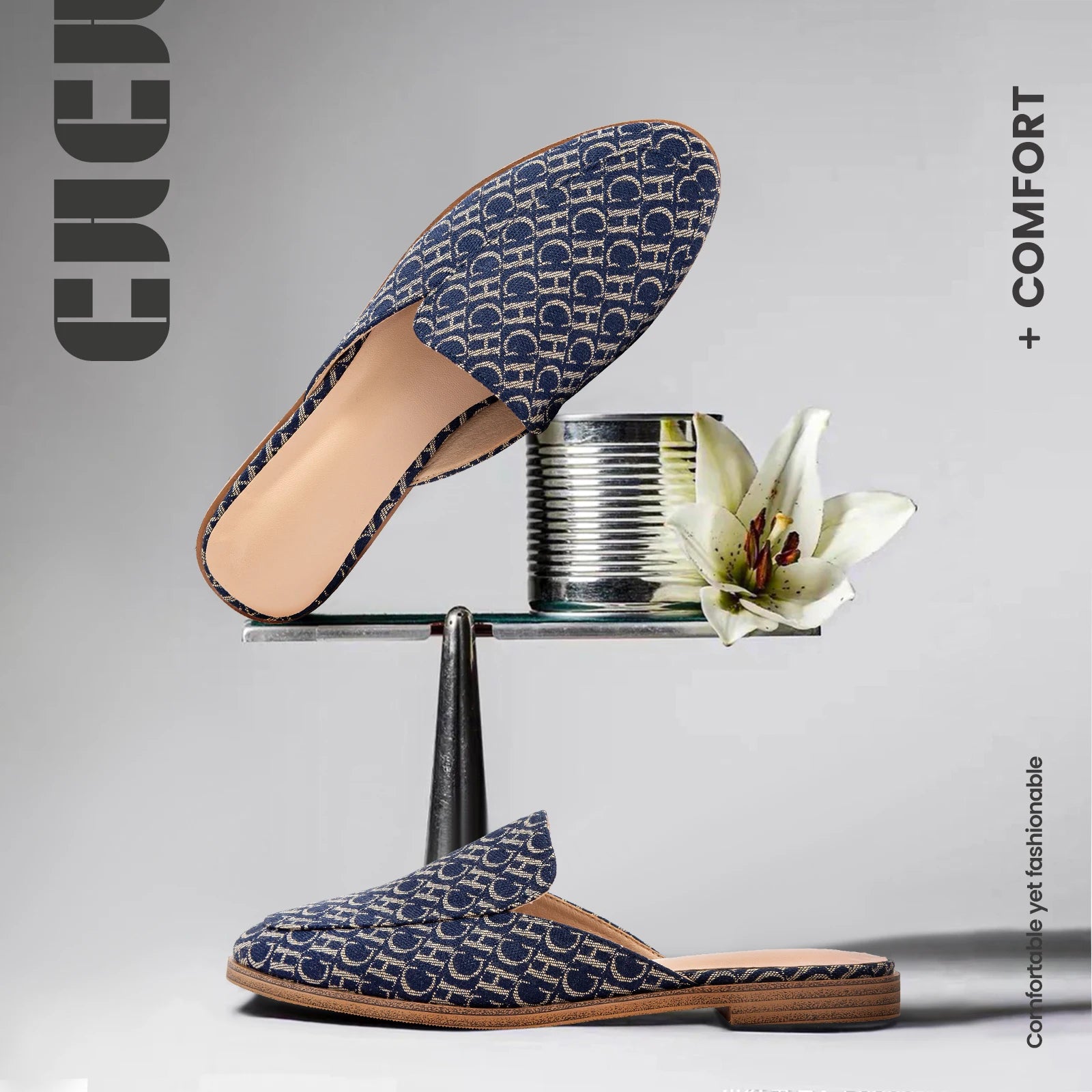 Elegant Slip-On Flat Sandals for Women