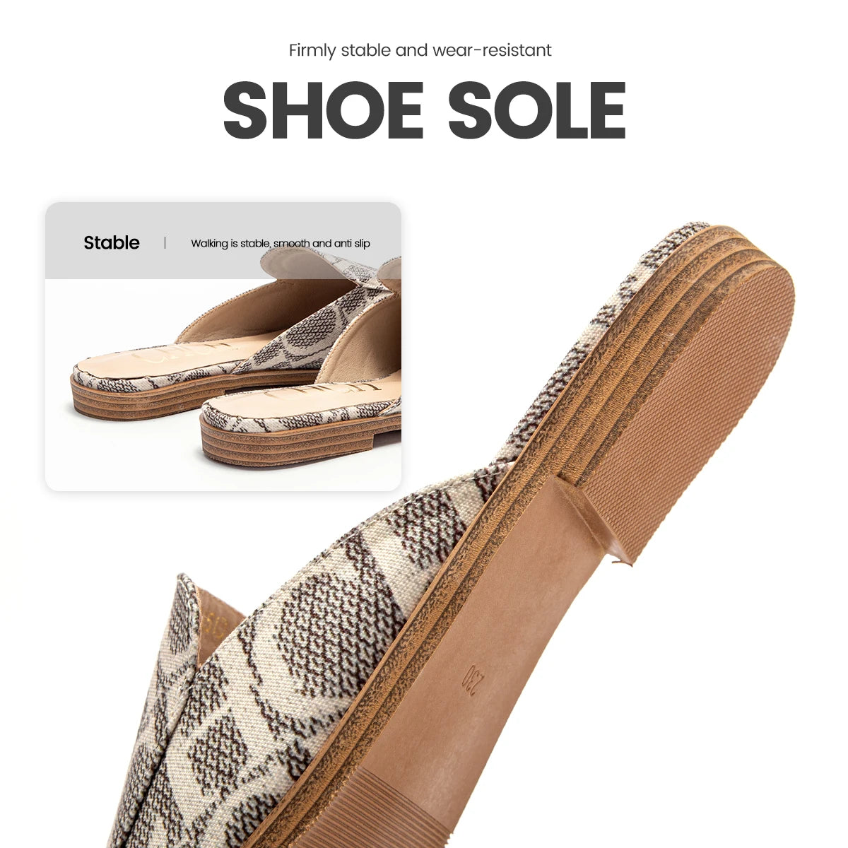 Elegant Slip-On Flat Sandals for Women