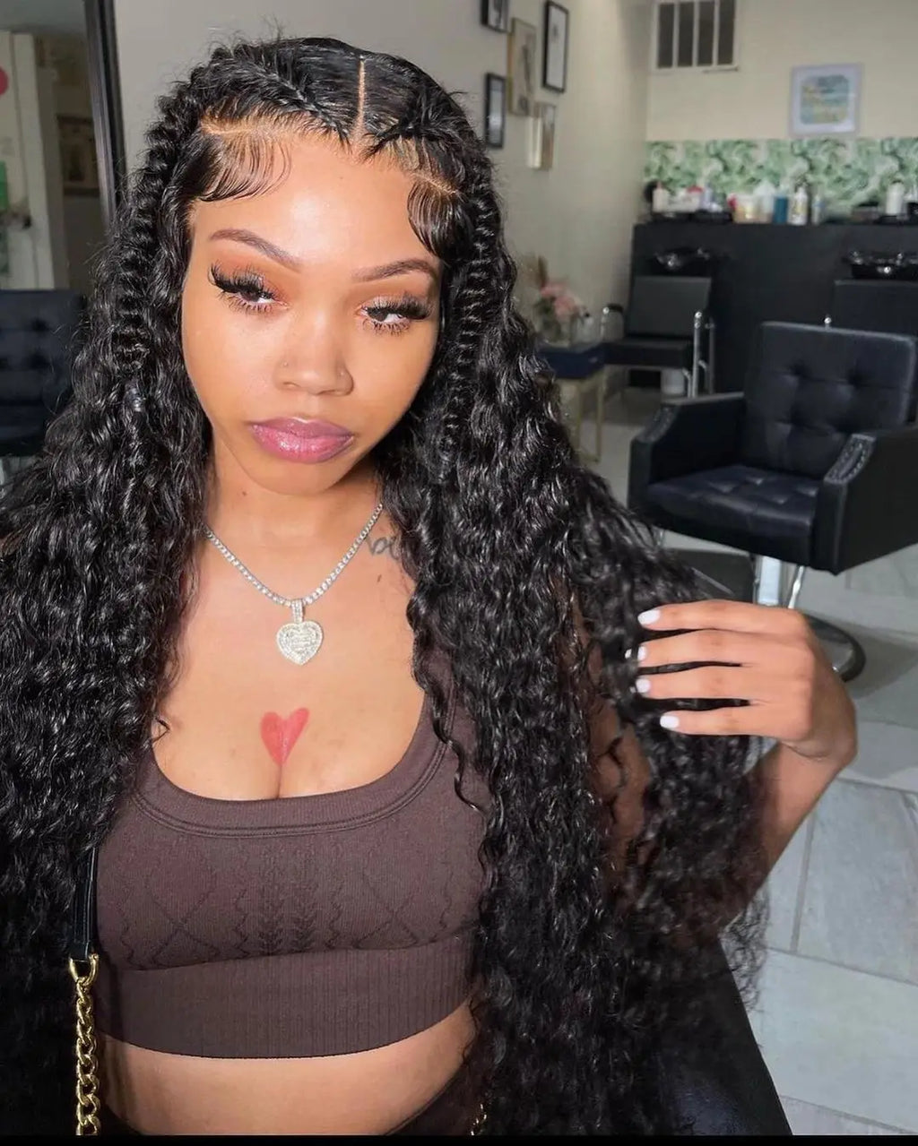 40 50 Inch Water Wave Curly Lace Front Wigs 13x4 13x6 HD Deep Wave Lace Frontal Wig 7x5 Glueless Human Hair Wigs For Women 300%