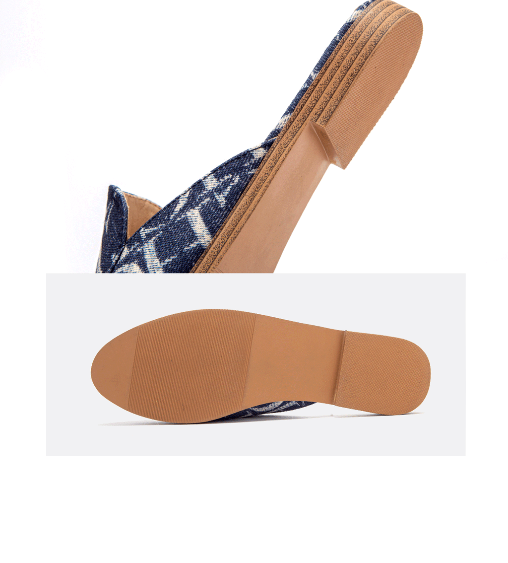 Elegant Slip-On Flat Sandals for Women